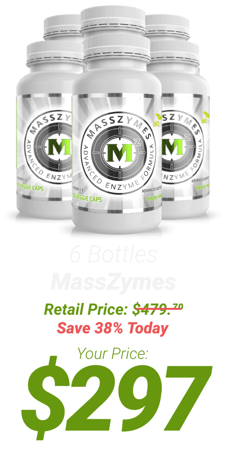 6 bottles MassZymes at $297